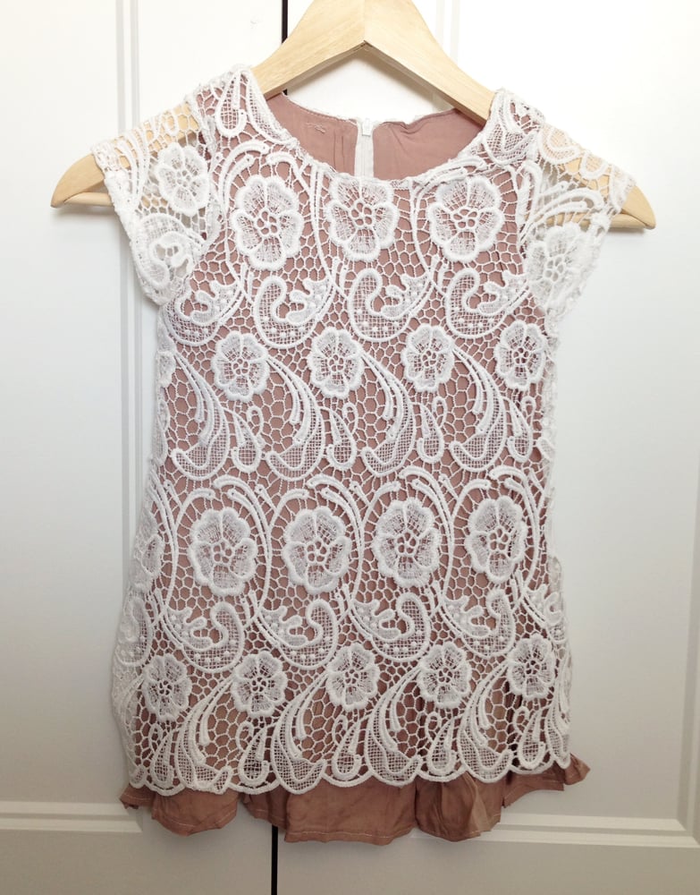 Image of Double Layer Lace Dress