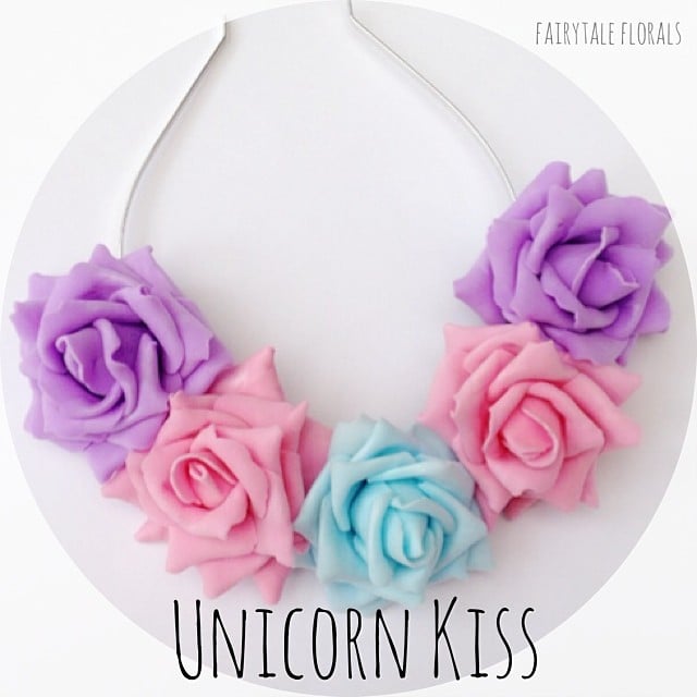 Image of Unicorn Kiss Foam Floral Crown