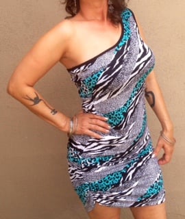 Image of One Strap Mini Dress