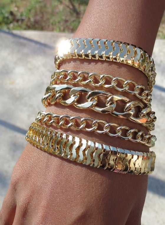 Image of "Layered Toggle Bracelet"