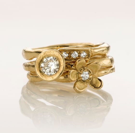 Beeld van Stacking ring yellow gold