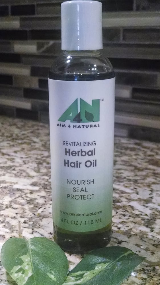 Image of Revitalizing Herbal Hair Oil 4oz./118ml