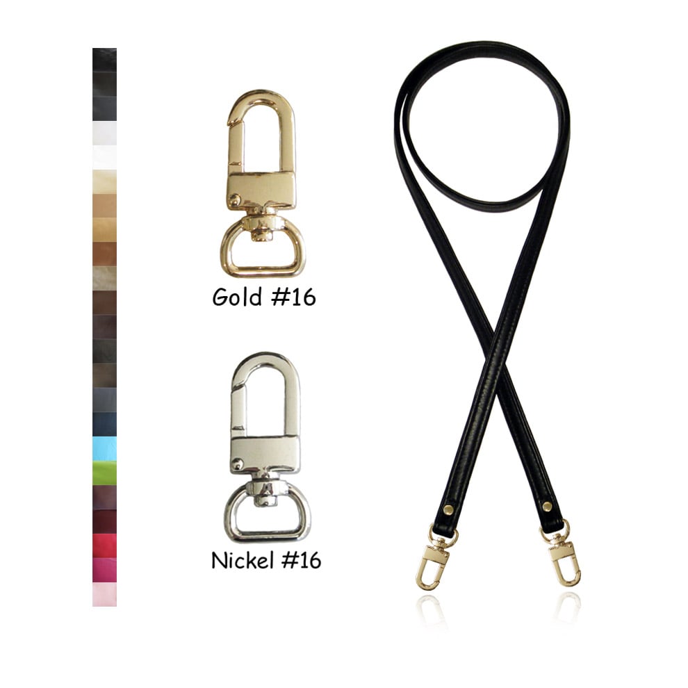 Crossbody / Messenger Bag Strap - Choose Leather Color - 50 Length, 1/2  Wide, #16 U-shape Hooks, Replacement Purse Straps & Handbag Accessories -  Leather, Chain & more