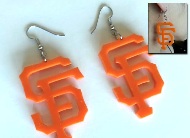 Image of SF GIANTS EARRINGS