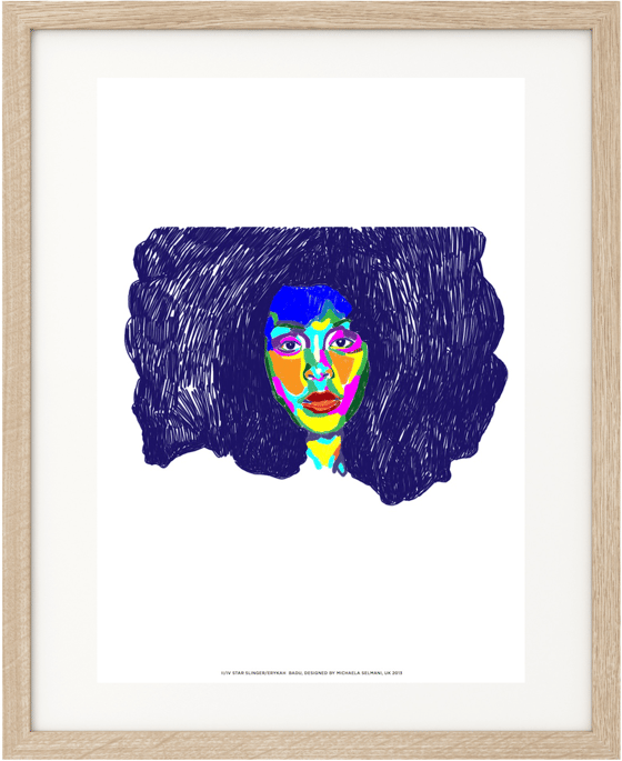 Image of Erykah Badu Poster