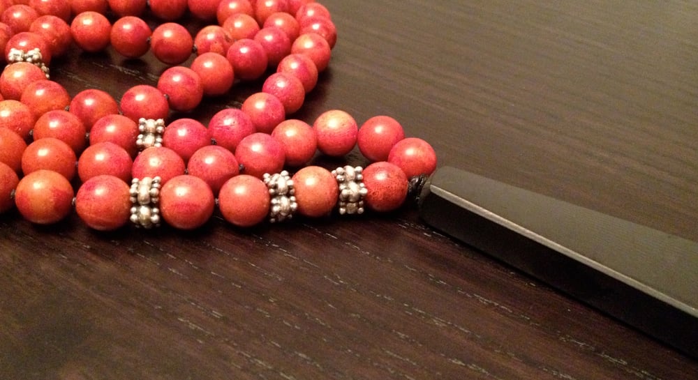 Image of Infinite Energy Red Coral Mala