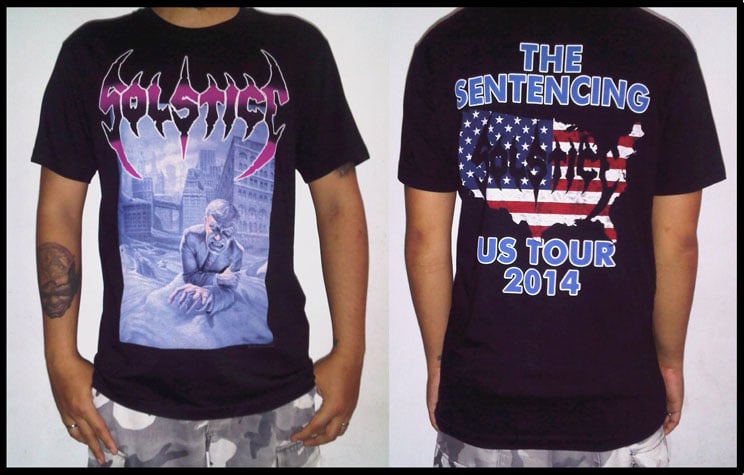 Image of SOLSTICE "The Sentencing US Tour 2014" Short Sleeve Shirt