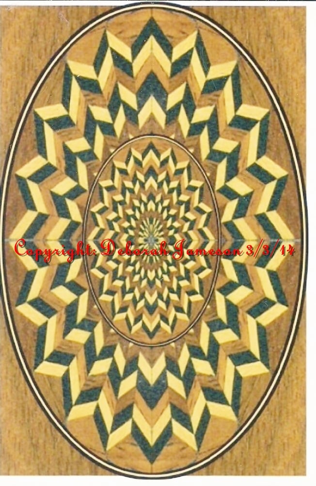 Image of Item No. 706.  Oval Mosaic.
