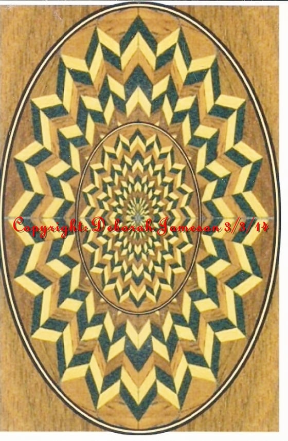 Image of Item No. 706.  Oval Mosaic.