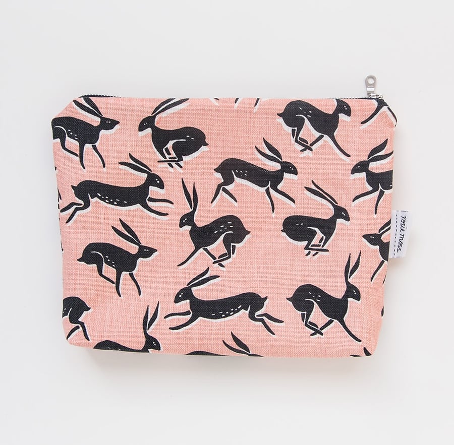 Image of 'Hare' cosmetic pouch