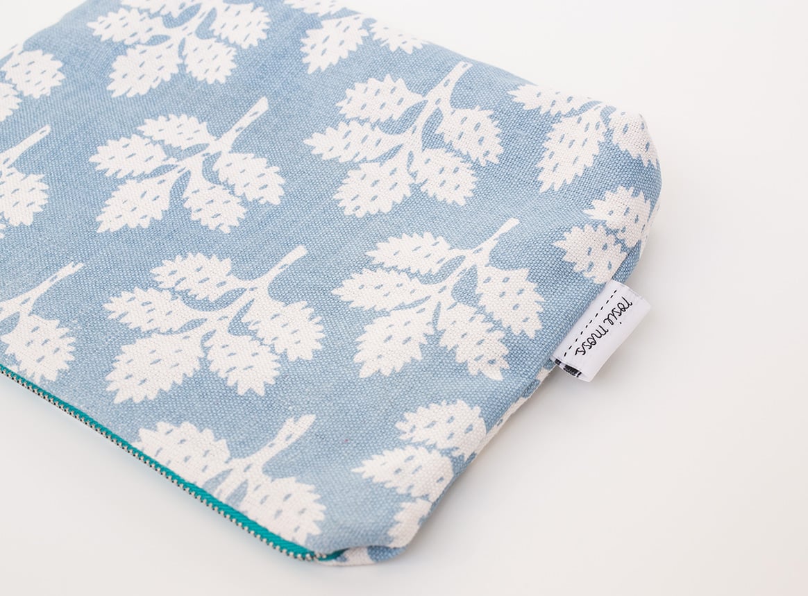 Image of 'Leafy' Cosmetic Pouch