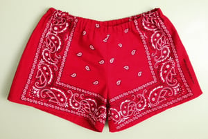 Image of Bandana Shorts (currently available only in dark blue)