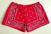 Image of Bandana Shorts (currently available only in dark blue)