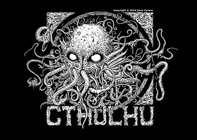 Image of CTHULHU SHIRT BY DAVE CARSON