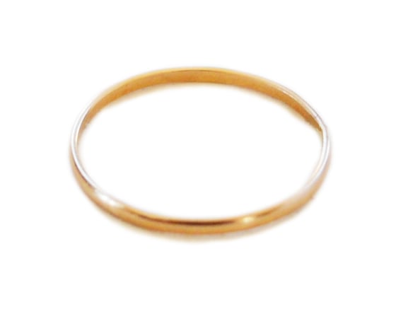 Image of Thin Solid 14K Gold Ring
