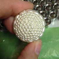 Cream Bubble Pearl Plugs (sizes 3/4-1")