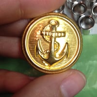 Gold Anchor Plugs (sizes 0g-1")