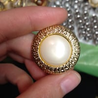 Thick Golden Pearl Plugs (sizes 0g-1")