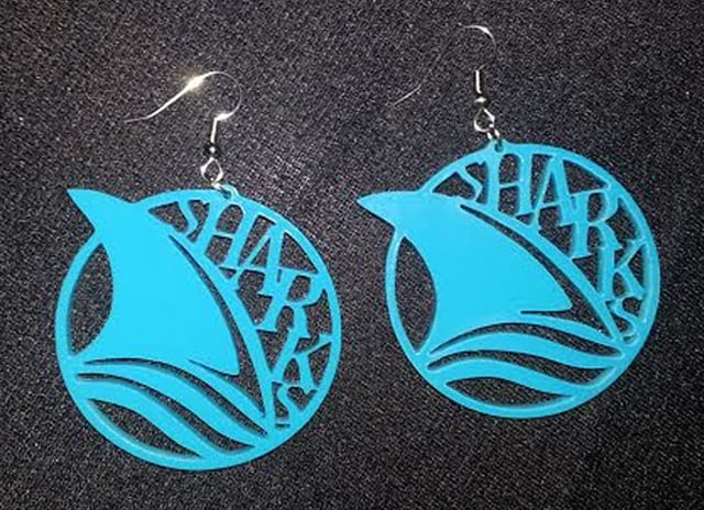Image of SHARKS EARRINGS