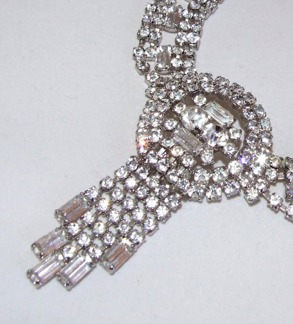Caro Vintage Diamante Necklace - Laura Pettifar Designs
