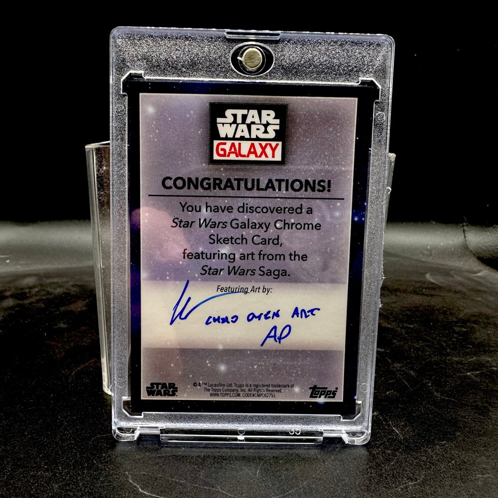 Topps Star Wars captain Rex sketch card 