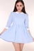 Image of Made To Order - Caroline Baby Doll Dress in Blue Gingham