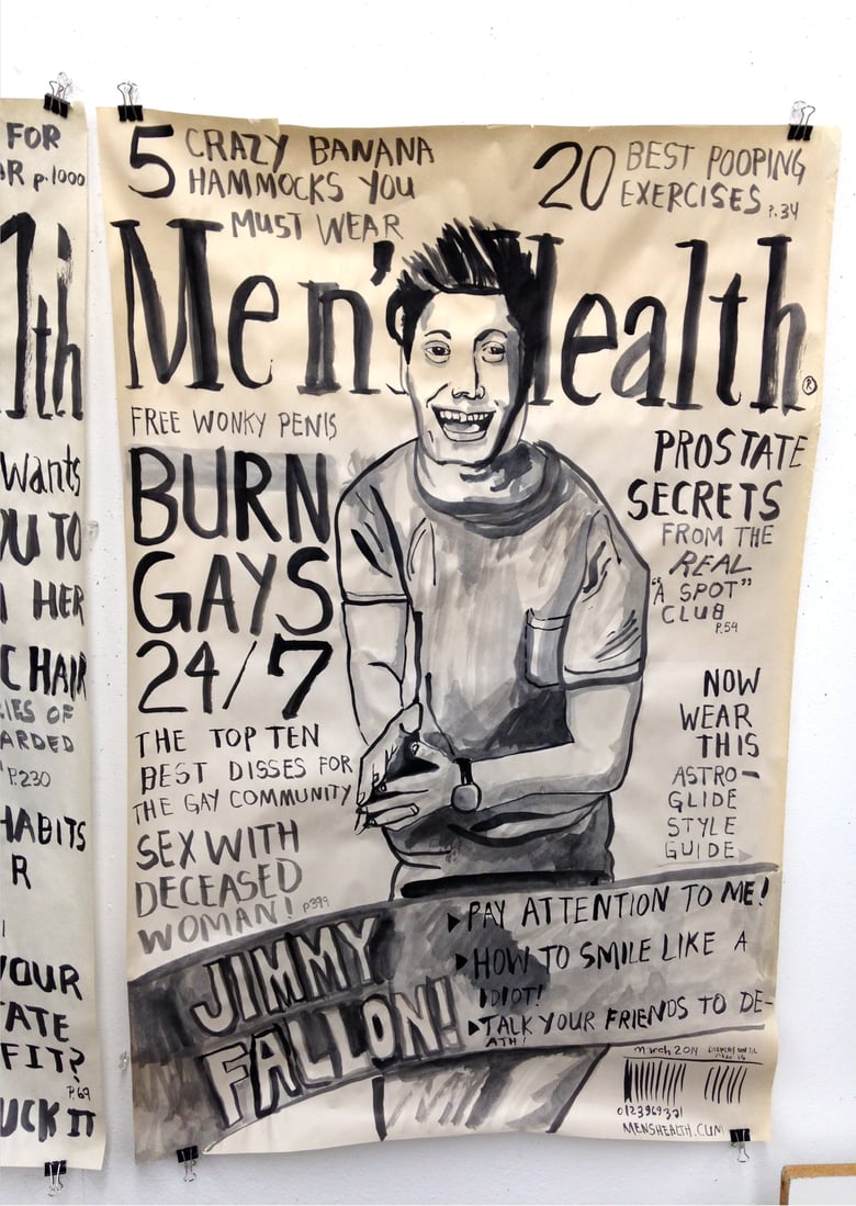 Image of Men's Health Magazine Jimmy Fallon 24.5"x35"