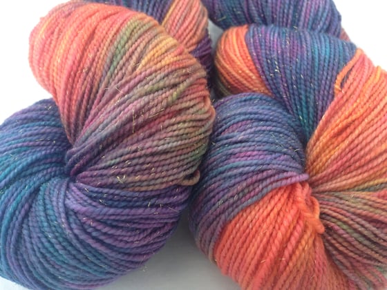 Image of Dancing Fire in the Night ~ 4th Ave Sock
