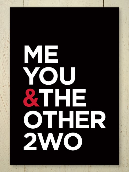 Image of Me You & The Other Two art print