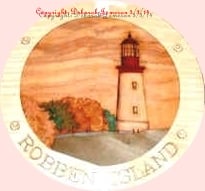 Image of Item And 23.  Lighthouse Porthole At Robben Island
