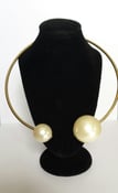 Image of Round pearl chocker necklace