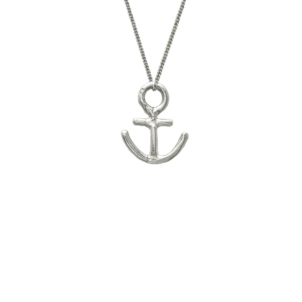 Image of Anchor Necklace 3D Small