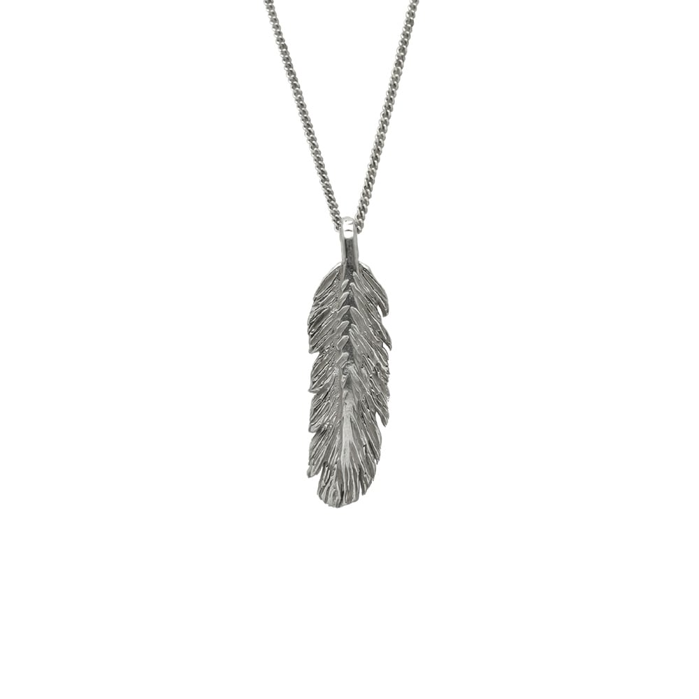 Image of Feather Necklace 3D Small