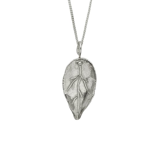 Image of Leaf Necklace 3D Small