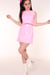 Image of Made To Order - Pink PVC Motel Skirt By GFD