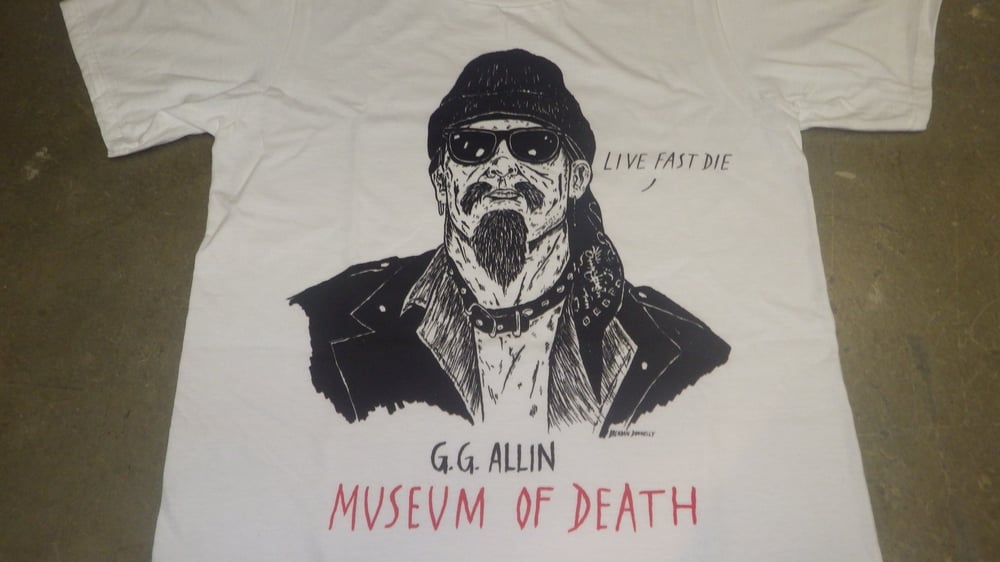 Image of GG Allin "Live Fast Die" Shirt
