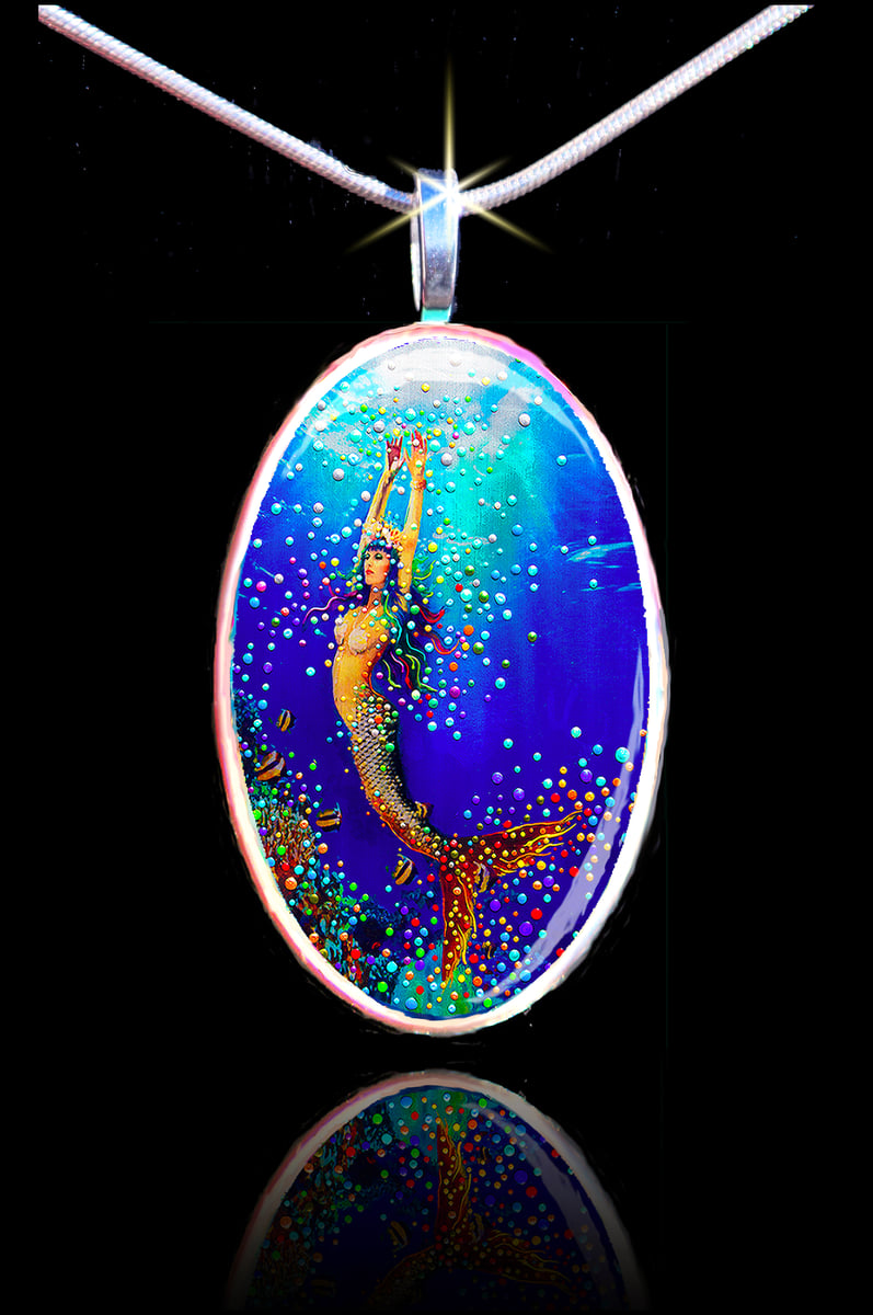 The Energy Art Store By Julia Watkins — Mermaid Power Dream Pendant ...