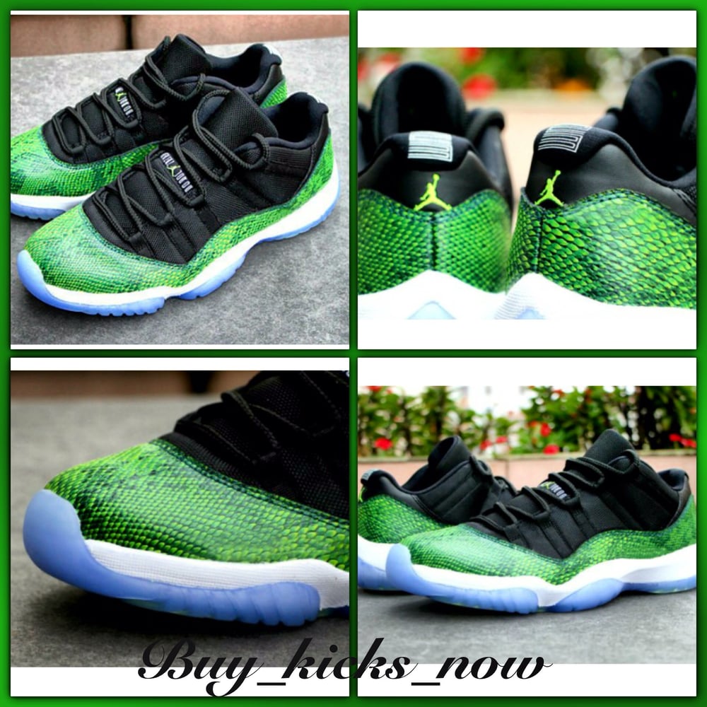 Image of Air Jordan Xl " Green Snakeskin "