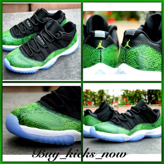 Image of Air Jordan Xl " Green Snakeskin "