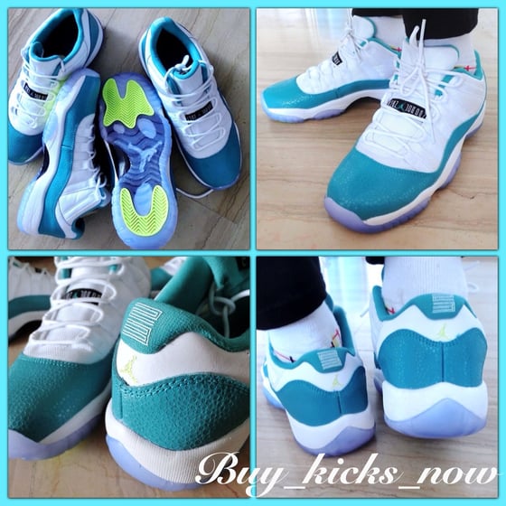 Image of  Air Jordan 11 Retro Low GS " Aqua "