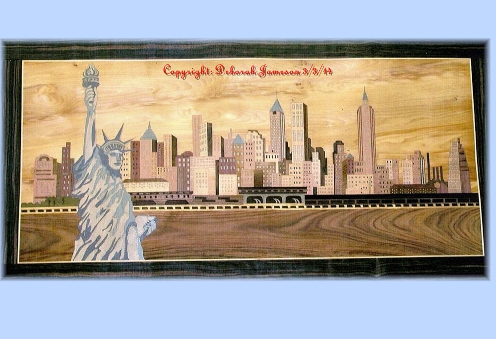 Image of Item No. 136 tie in.  New York (40's view) or YOUR City Scape.