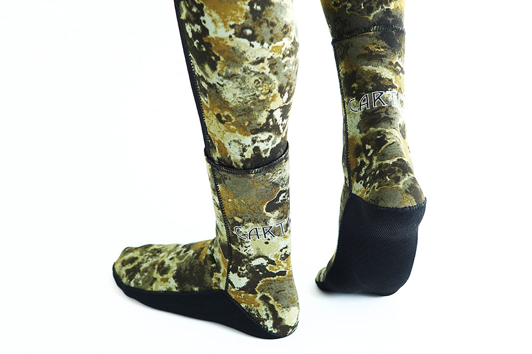 camo sock booties