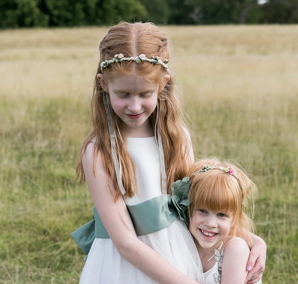 Beth Bridemaid Floral Hair Garland - Laura Pettifar Designs