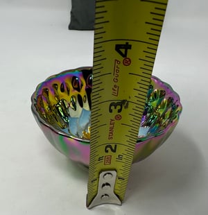 Image of  Rainbow Porcelain Teacup Bowl Golden Lotus Center - Free Shipping 