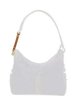 Image of Leather Purse Strap Extender - 1/2" (half-inch) Wide - Gold #13 Swivel Hook - Choose Color & Length