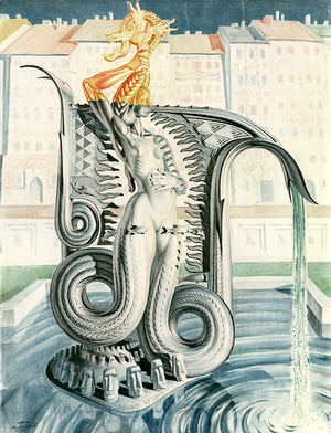 Image of Stanislav Szukalski: Mermaid of Warsaw Print