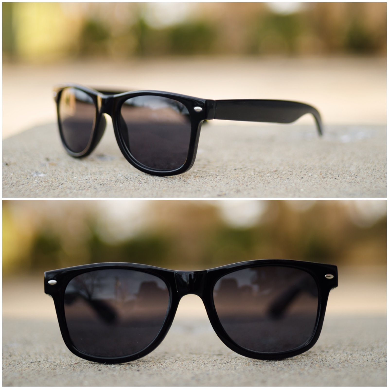 Black Wayfarer Sunglasses / Inexpensive Shades
