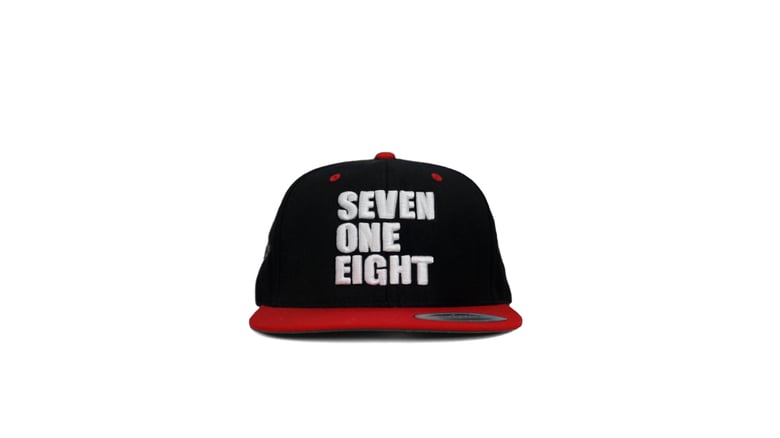 Image of BXBoi-K x Rep The Code 718 Snapback (Front View)