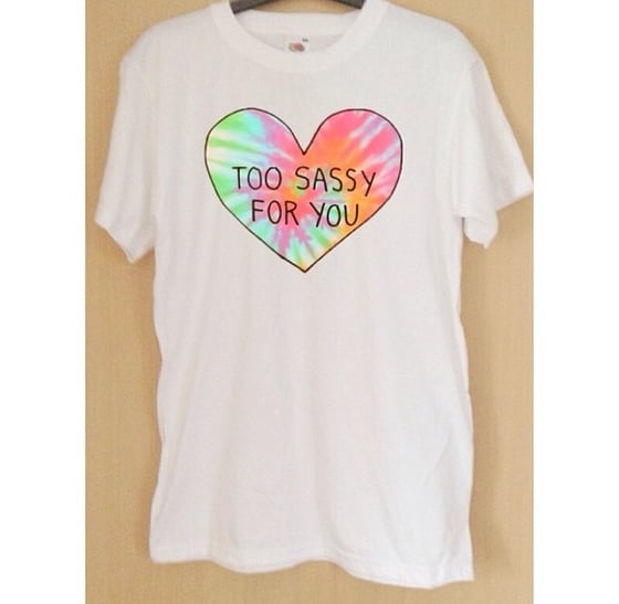 Image of too sassy for you tee