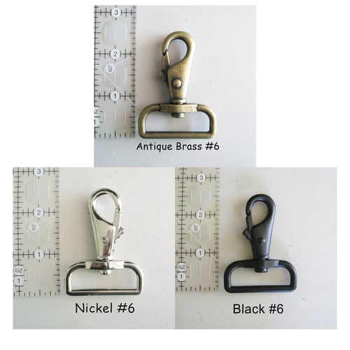 Image of Adjustable Crossbody Bag Strap - Choose Leather Color - 55" Maximum Length, 1.5" Wide, #6 Hooks